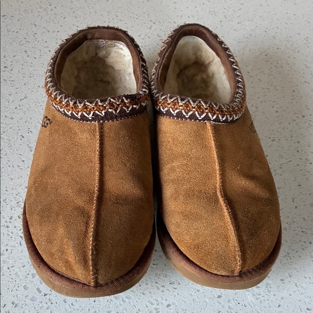 UGG Tan Suede Slip-Ons